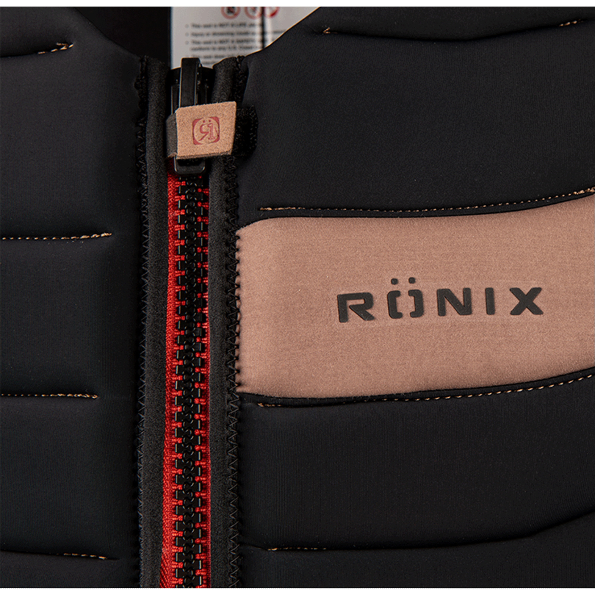 Ronix Hombres Black 2026 Chaleco De Impacto Vader R25V-IMP-VAD - / Mocha